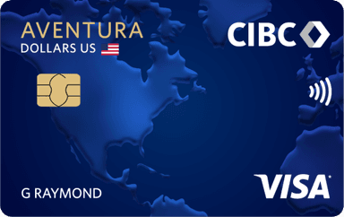 Carte Aventuraᴹᴰ Or CIBC Visa en dollars US