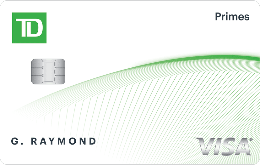 Carte Visa* Primes TD